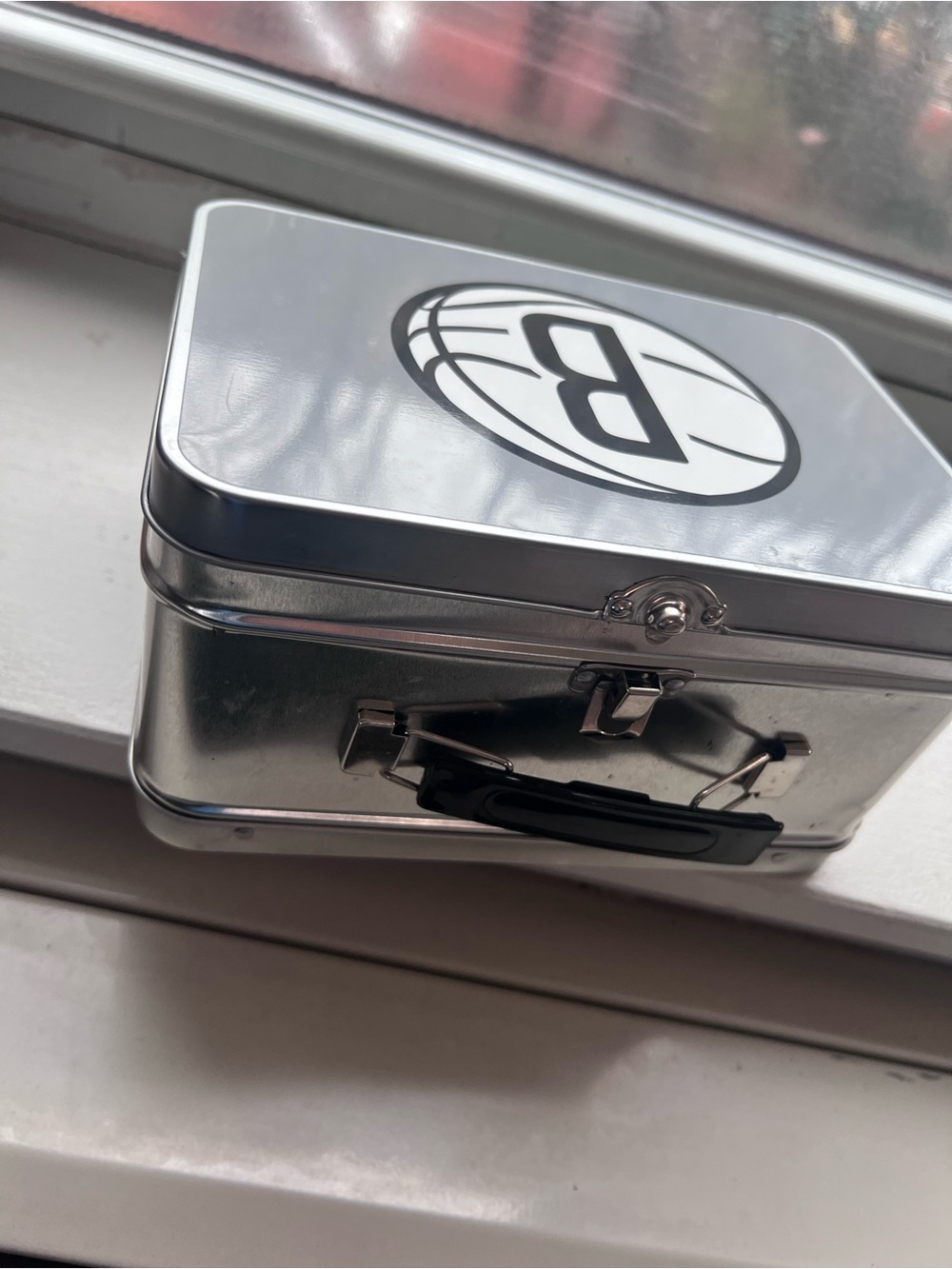 Brooklyn Nets Stadium Give Away Metal Lunchbox  - Not Sold In Stores